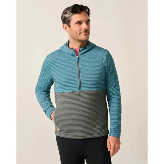 WERNER 1/4 ZIP WITH HOOD-MENS SWEATERS & KNITS-JOHNNIE-O-JB Evans Fashions & Footwear