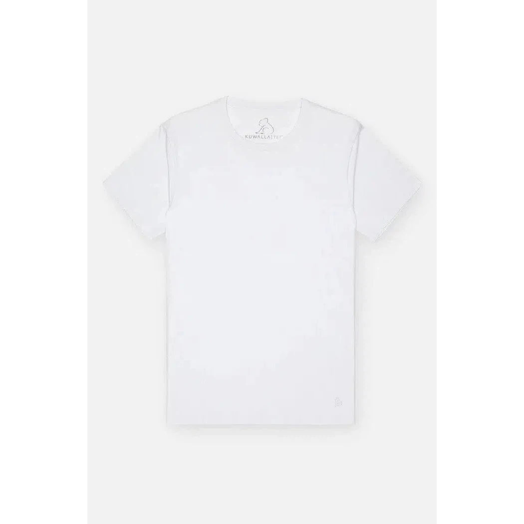 WHITE CREW NECK 3 PACK T-SHIRTS-MENS T-SHIRTS & POLO'S-KUWALLA-JB Evans Fashions & Footwear