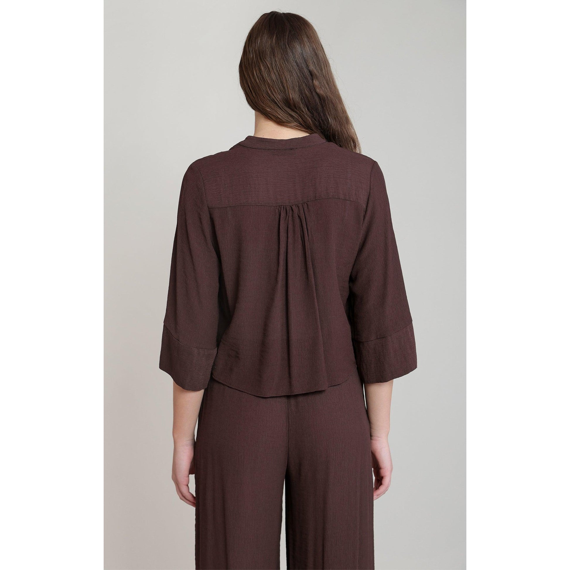 WIDE SLEEVE BLOUSE-LADIES TOPS-DEX-JB Evans Fashions & Footwear