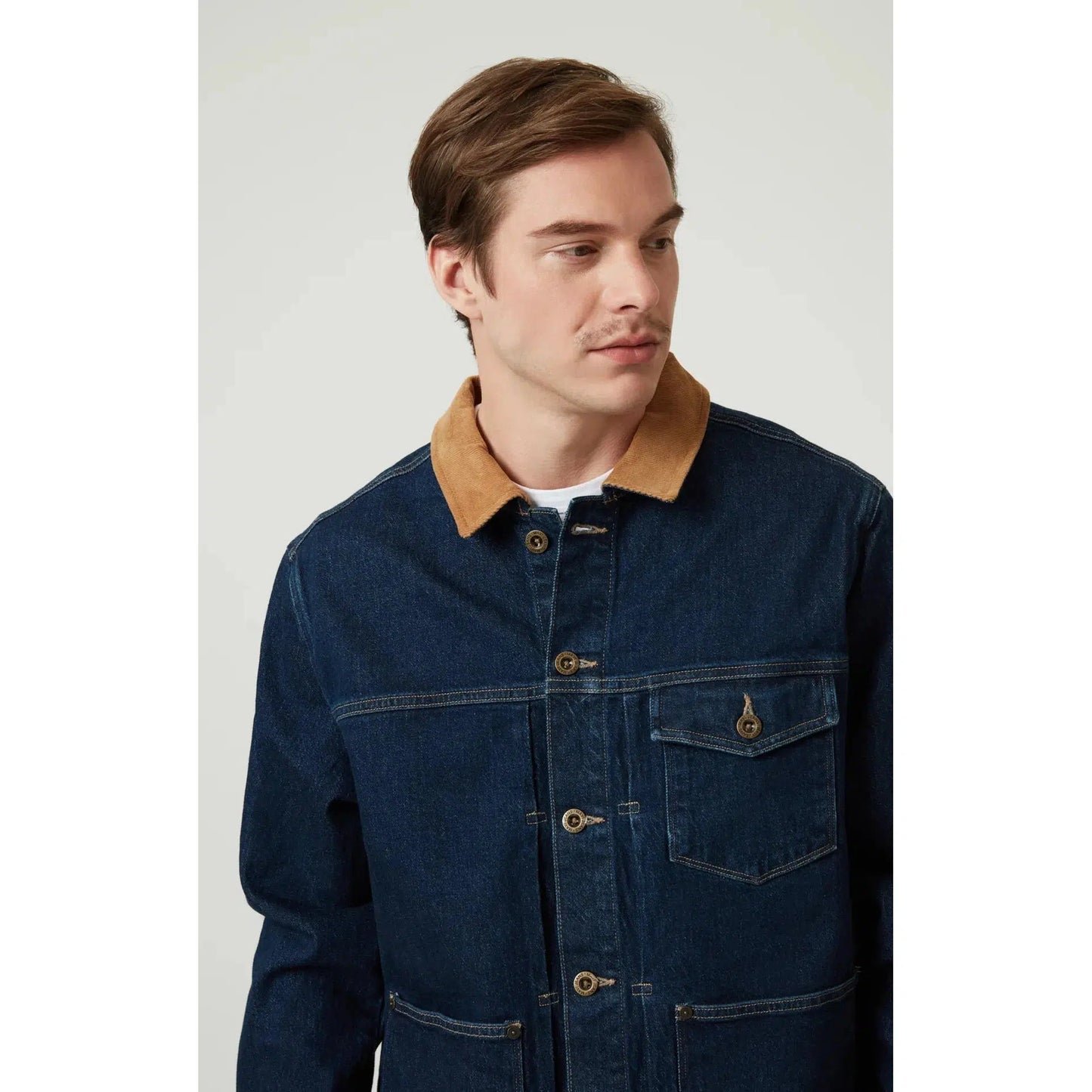 WILLY DEEP BLUE DENIM-MENS LIGHTWEIGHT COATS & JACKETS-MAVI-JB Evans Fashions & Footwear