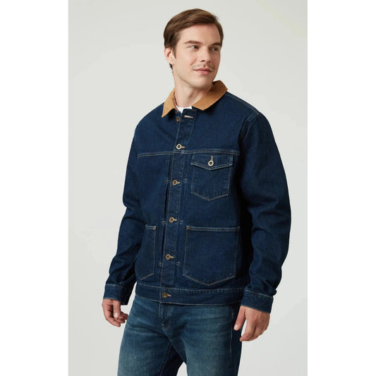 WILLY DEEP BLUE DENIM-MENS LIGHTWEIGHT COATS & JACKETS-MAVI-JB Evans Fashions & Footwear