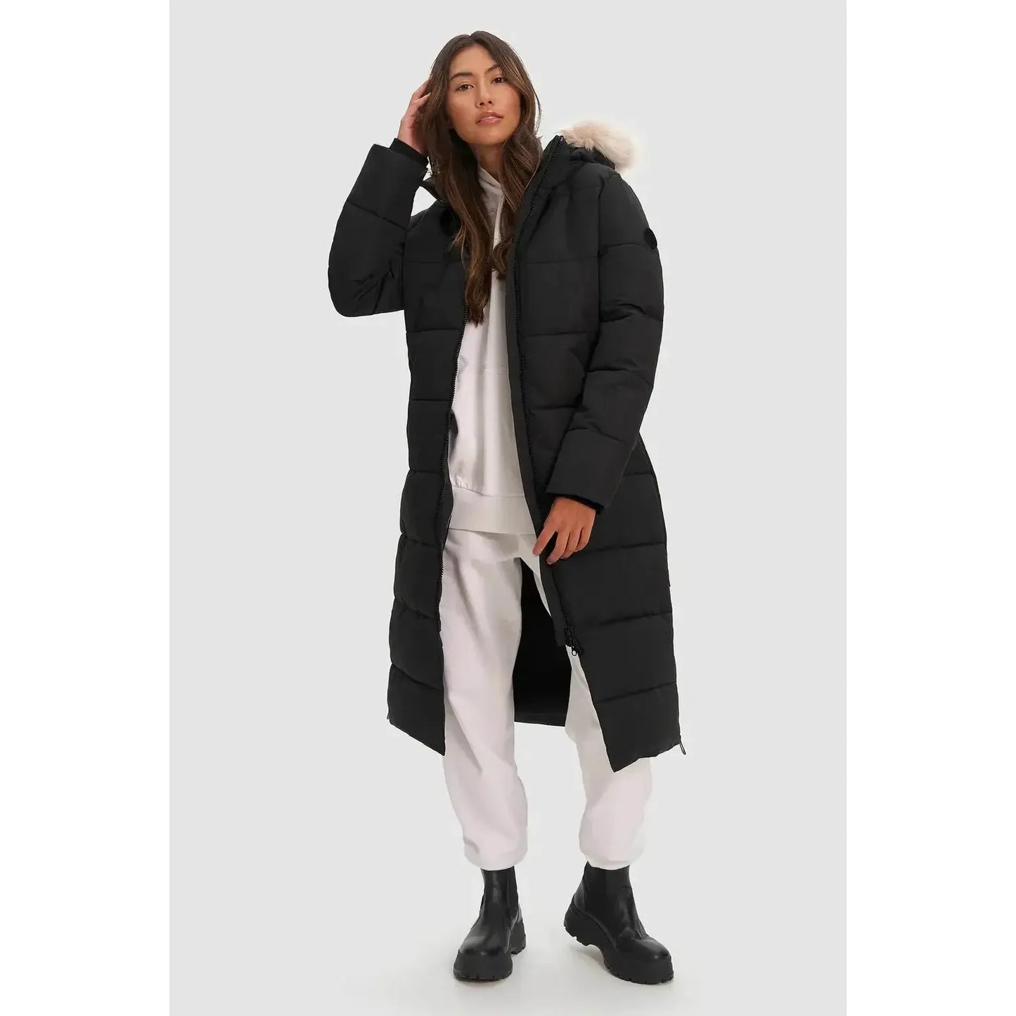 WINTER LONG LENGTH PARKA-LADIES WINTER COATS & JACKETS-NOIZE-JB Evans Fashions & Footwear