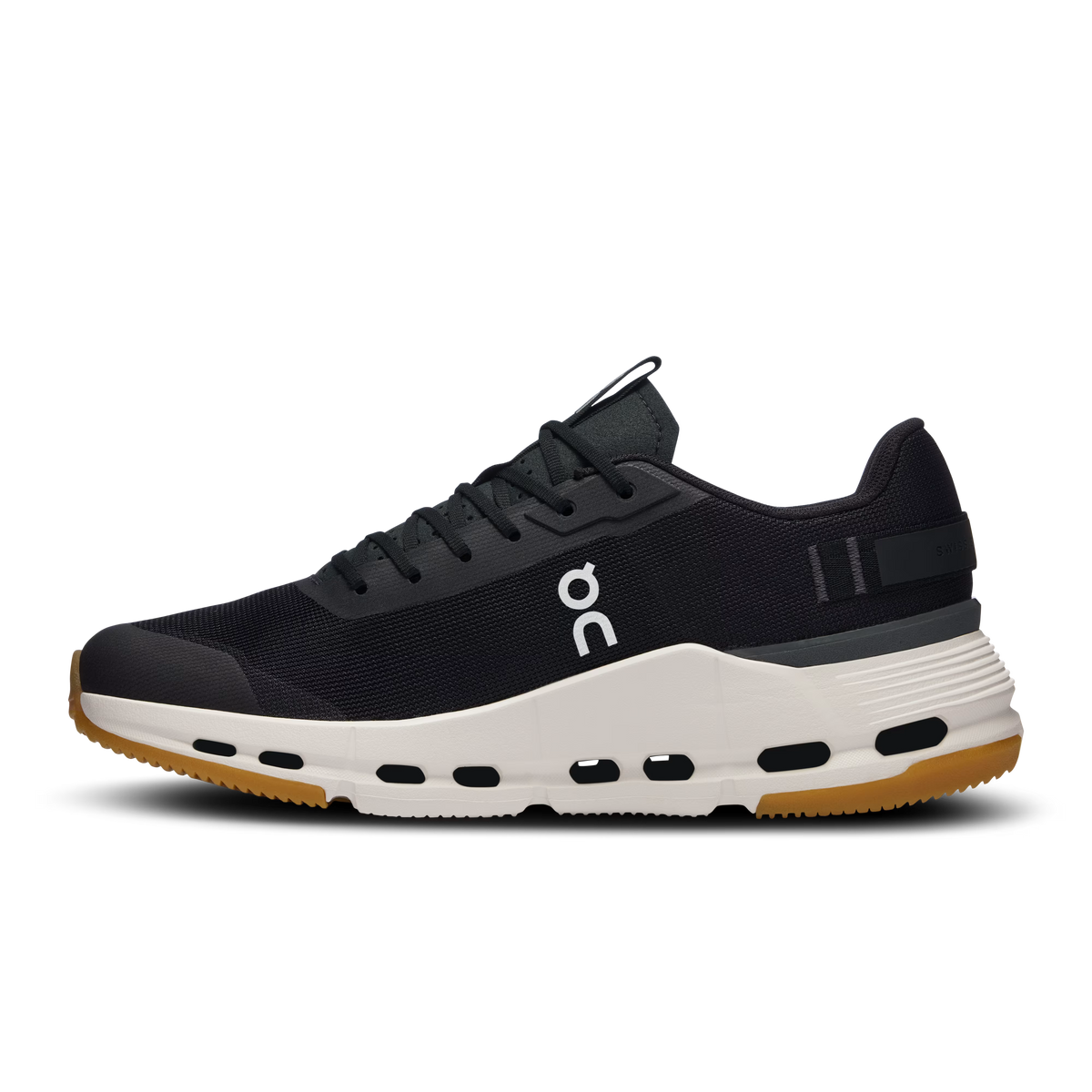 WOMENS CLOUDNOVA FORM 2 BLACK IVORY-LADIES SNEAKERS-ON FOOTWEAR-JB Evans Fashions & Footwear
