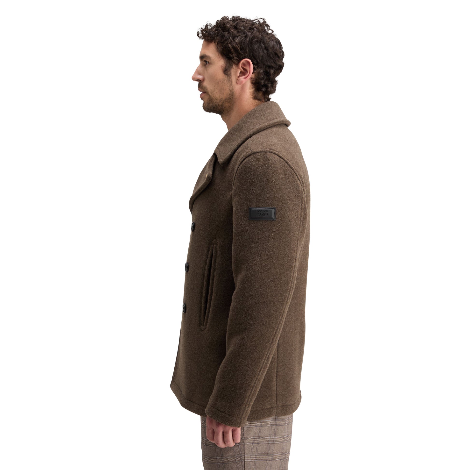 WOOL PEACOAT-MENS OUTERWEAR-SCOTCH & SODA-JB Evans Fashions & Footwear