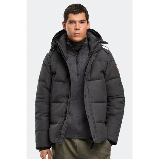 WYNDHAM PARKA - CR GRANITE GREY-MENS WINTER COATS & JACKETS-CANADA GOOSE-JB Evans Fashions & Footwear