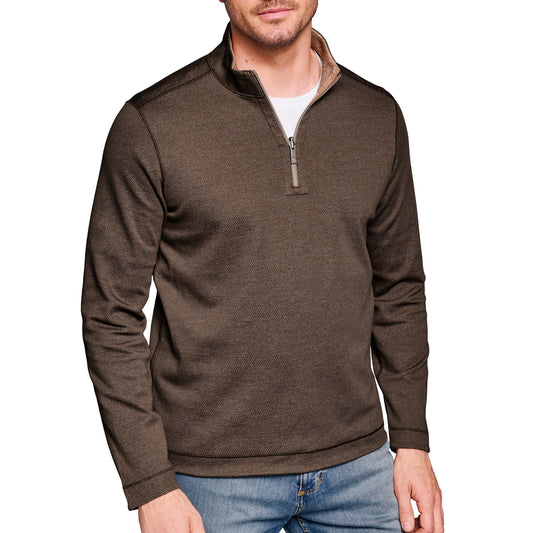 XC4 PERFORMANCE REVERSIBLE 1/4 ZIP-MENS SWEATERS & KNITS-JOHNSTON & MURPHY-JB Evans Fashions & Footwear