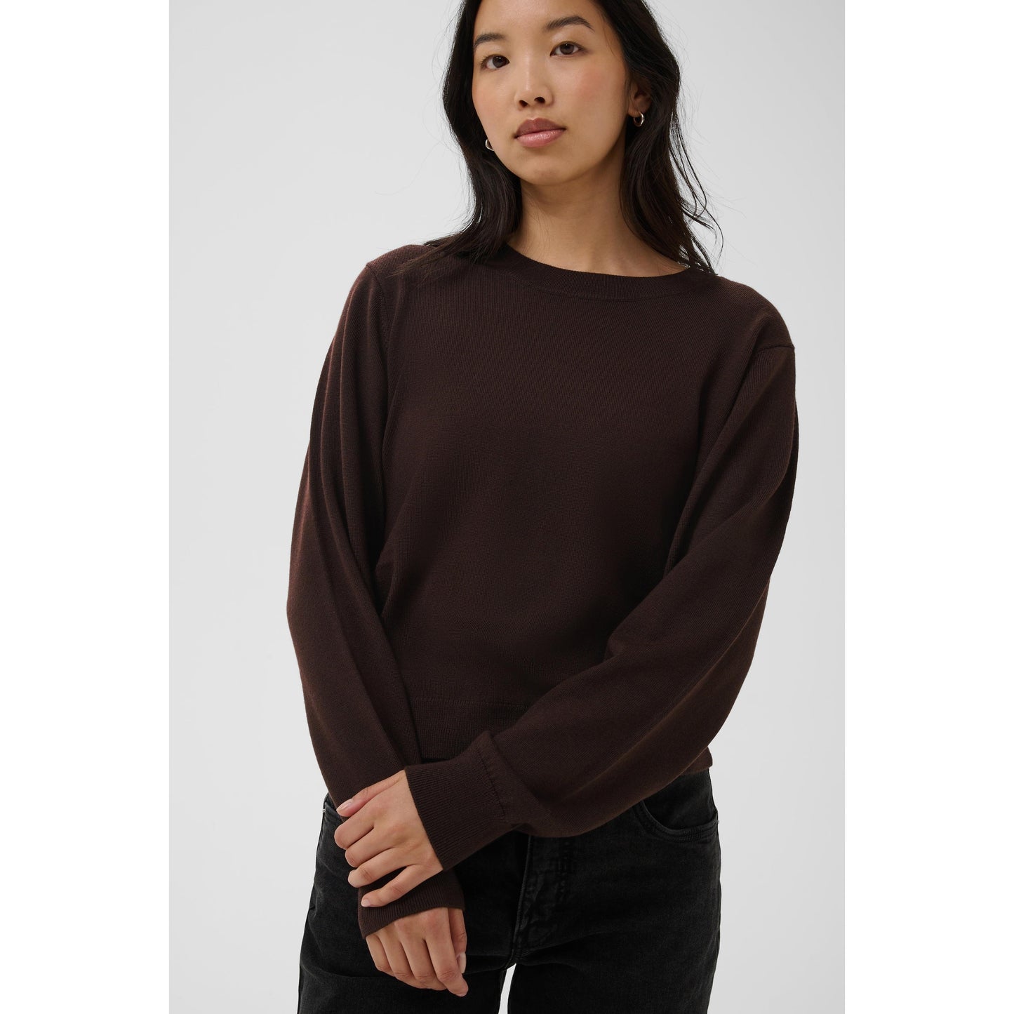 YONA CREW NECK SWEATER-LADIES SWEATERS & KNITS-PART TWO-JB Evans Fashions & Footwear