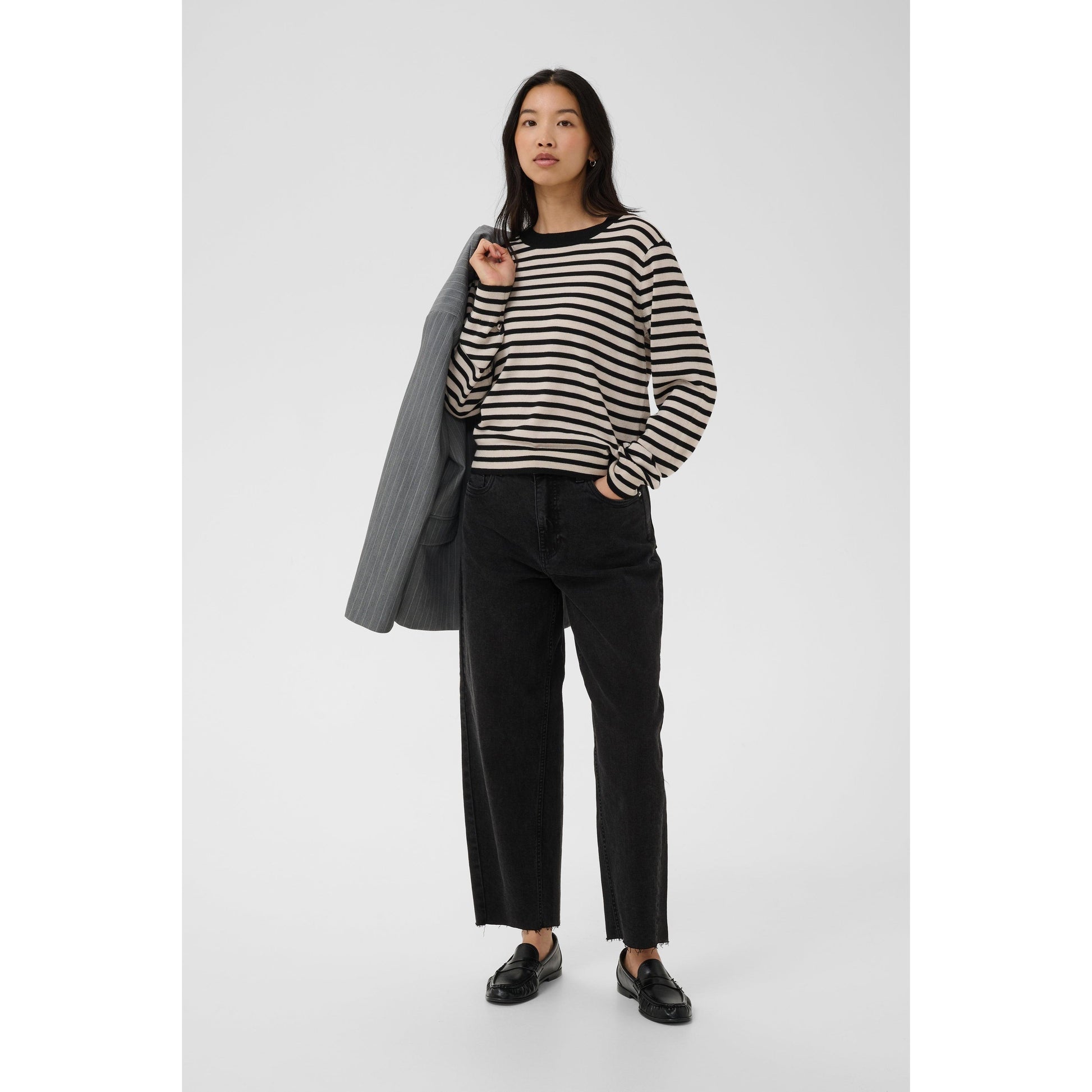 YONA CREW NECK SWEATER-LADIES SWEATERS & KNITS-PART TWO-JB Evans Fashions & Footwear