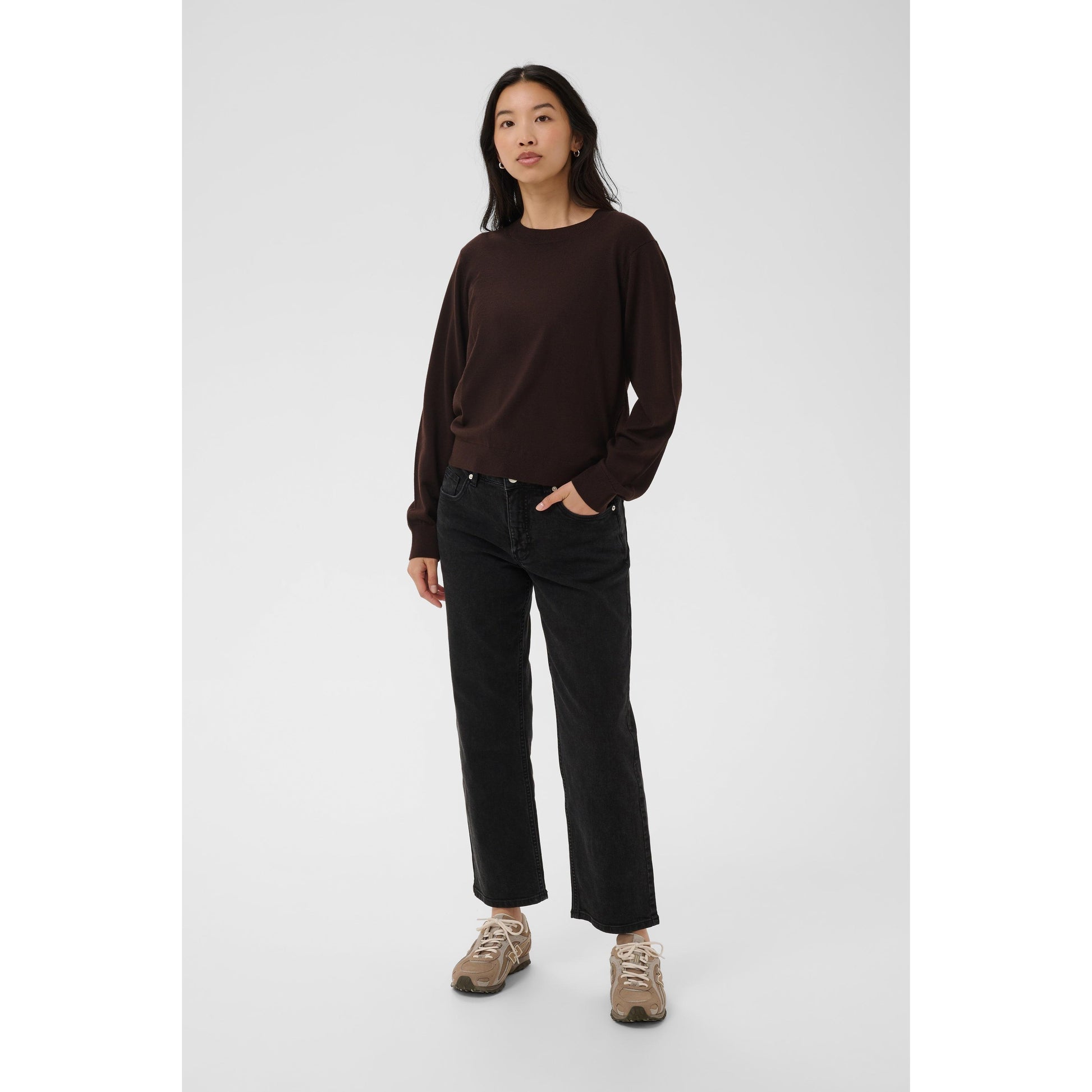 YONA CREW NECK SWEATER-LADIES SWEATERS & KNITS-PART TWO-JB Evans Fashions & Footwear