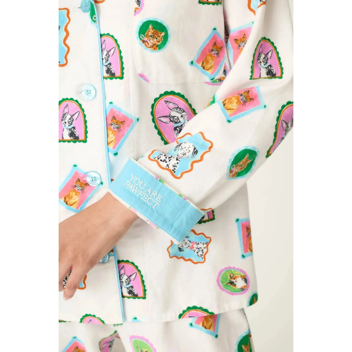 YOU ARE PAWFECT HERITAGE FLANNEL SET-LADIES LOUNGE & SLEEPWEAR-PJ SALVAGE-JB Evans Fashions & Footwear