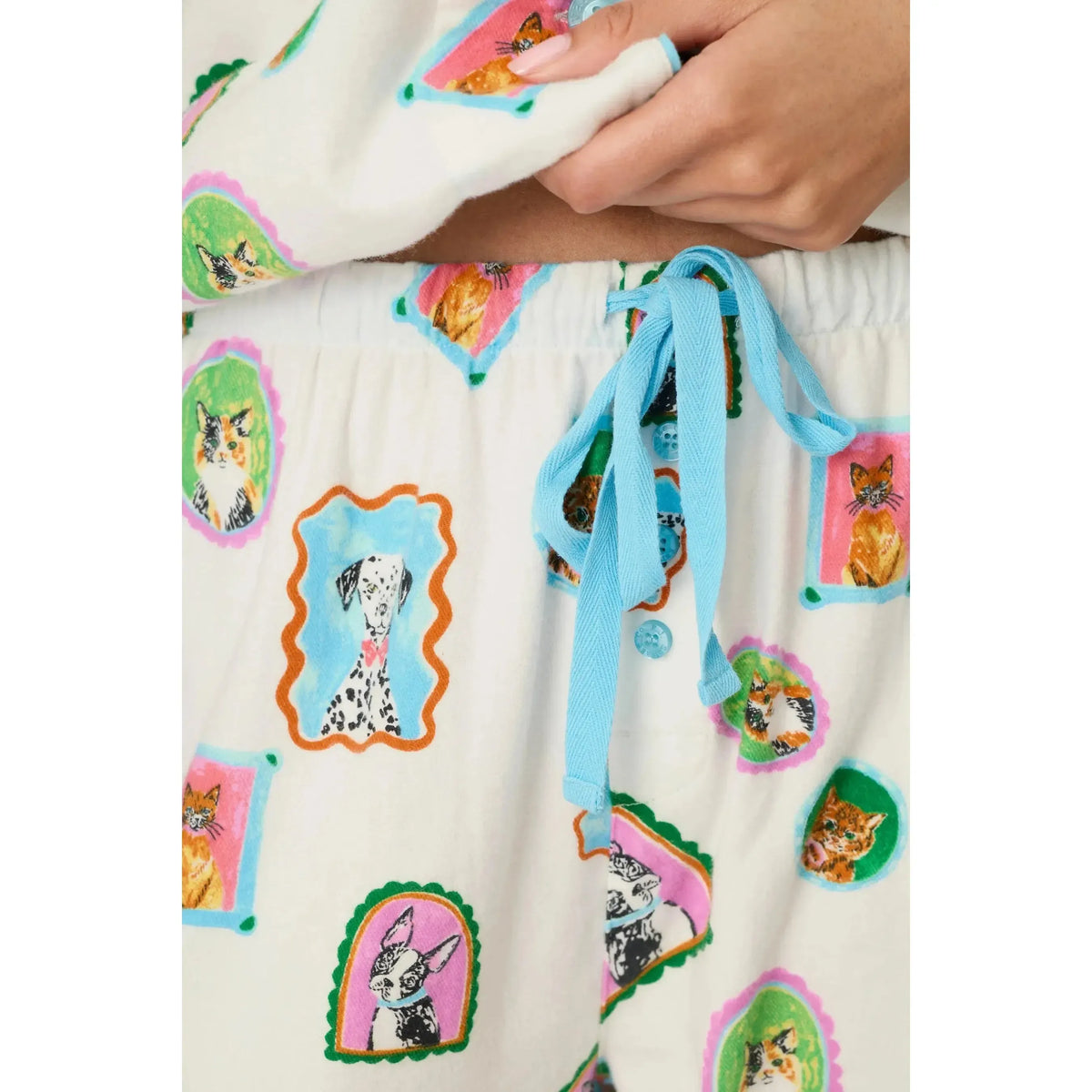 YOU ARE PAWFECT HERITAGE FLANNEL SET-LADIES LOUNGE & SLEEPWEAR-PJ SALVAGE-JB Evans Fashions & Footwear