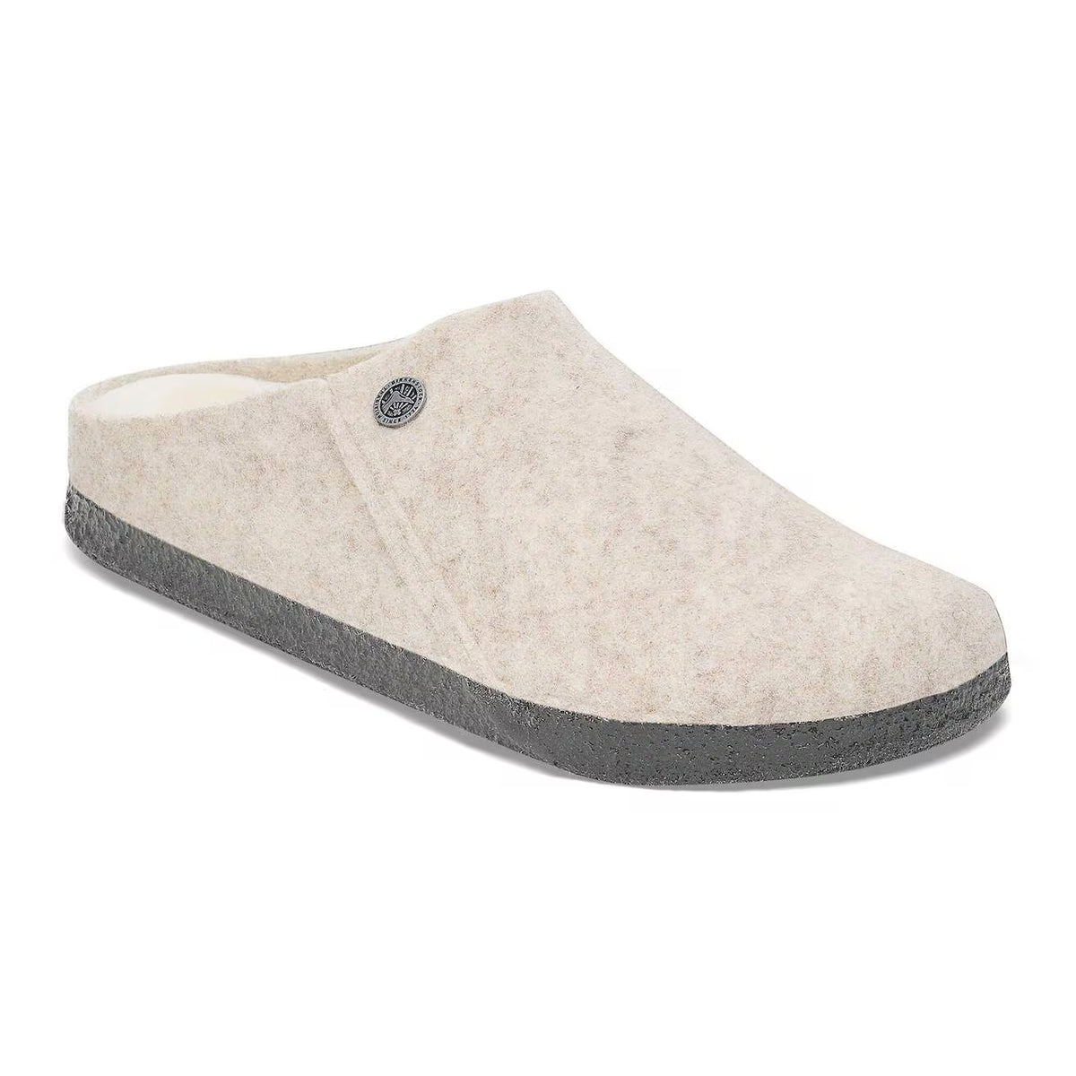 ZERMATT SHEARLING WZ EGGSHELL N-SLIPPERS-BIRKENSTOCK-JB Evans Fashions & Footwear