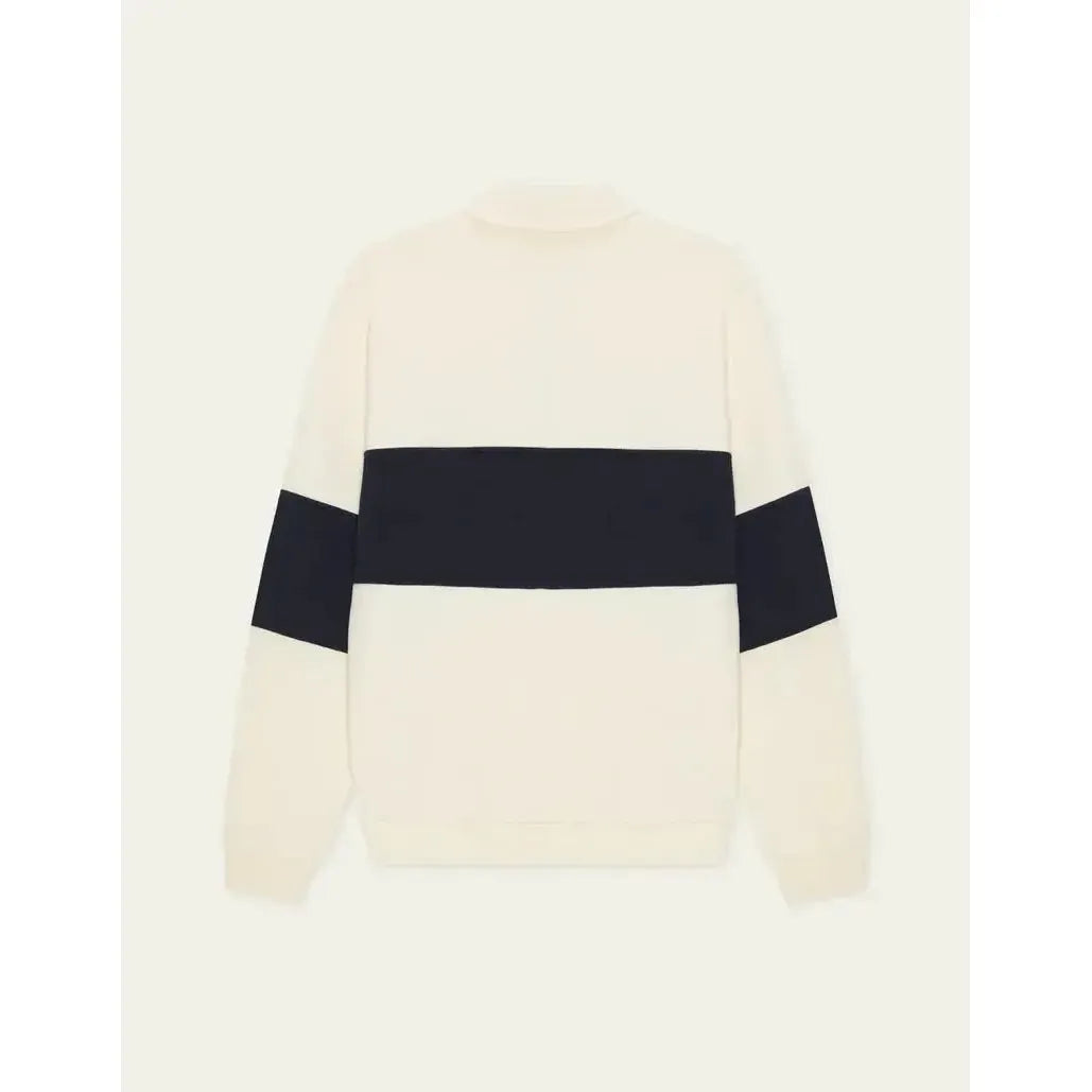 ZIPPER RUGBY SWEATSHIRT-MENS SWEATERS & KNITS-LES DEUX-JB Evans Fashions & Footwear