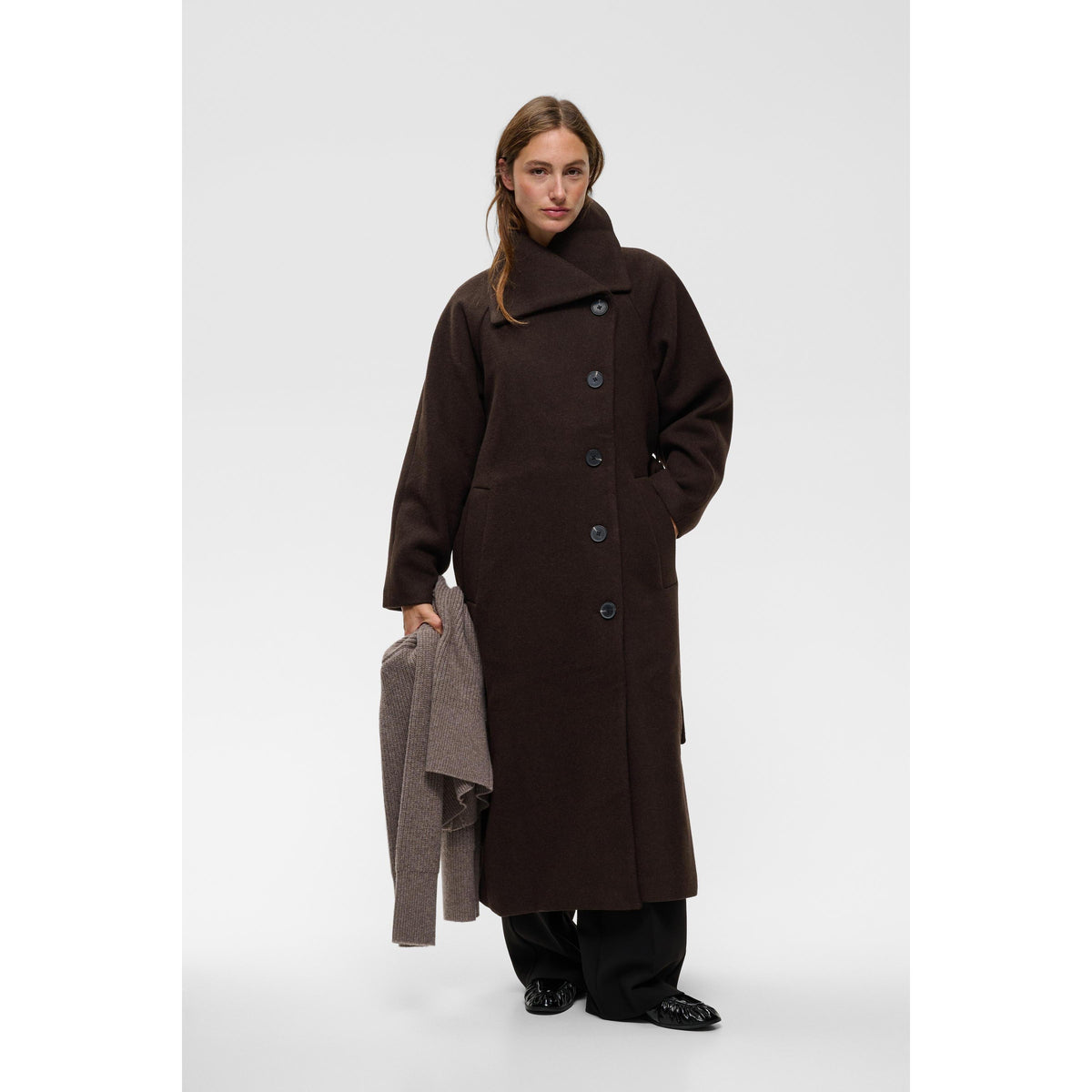 ZORAH LONG COAT-LADIES WINTER COATS & JACKETS-INWEAR-JB Evans Fashions & Footwear