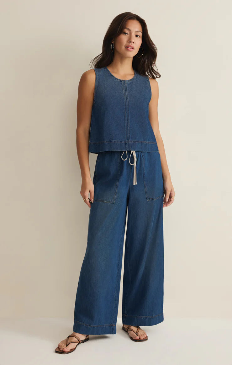 DAYCATION DENIM UTILITY PANT - JB Evans Fashions & Footwear