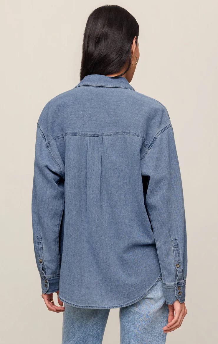 THE PERFECT TWILL BUTTON UP