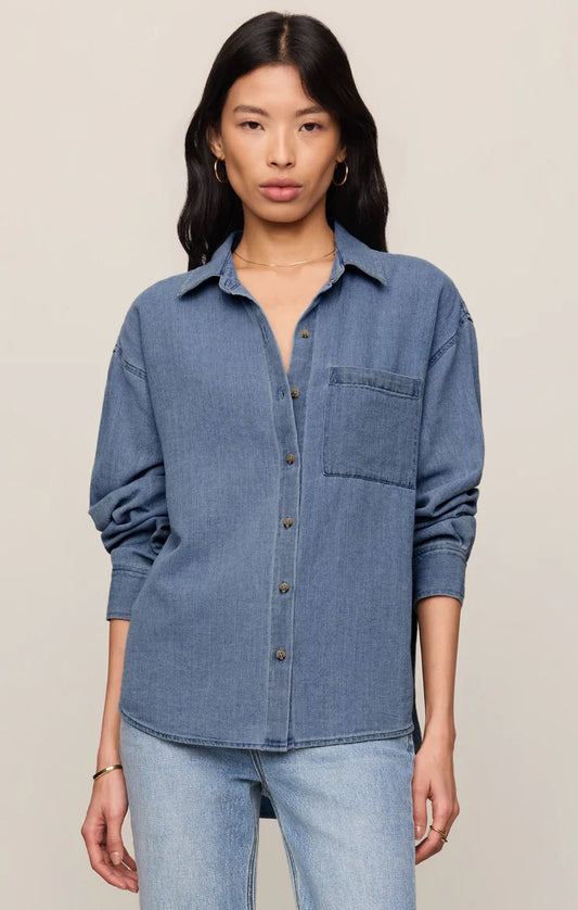 THE PERFECT TWILL BUTTON UP