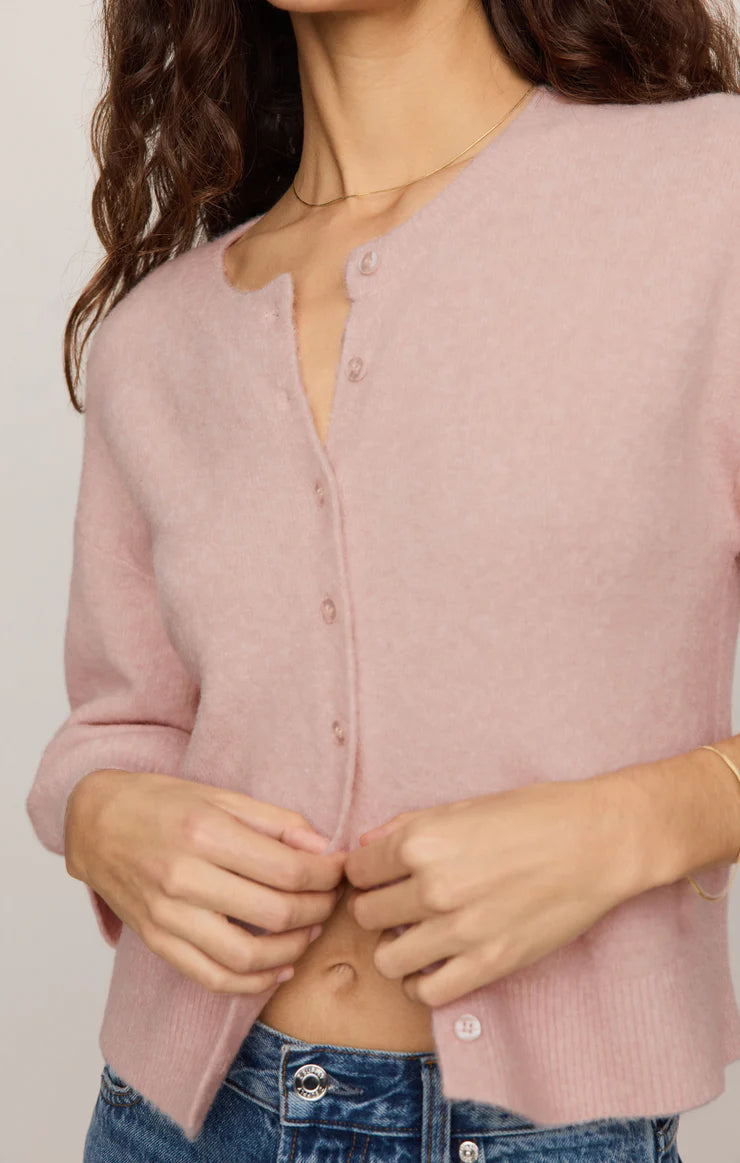 VALOR CARDIGAN SOFT BLUSH