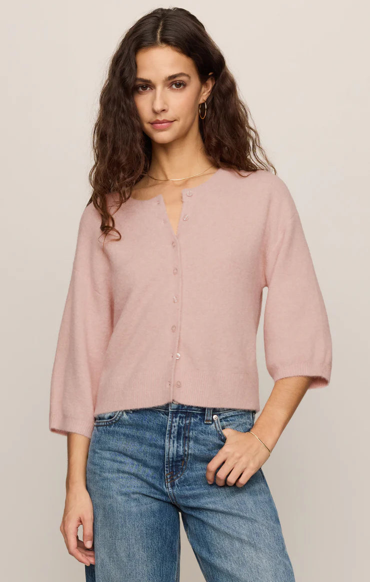VALOR CARDIGAN SOFT BLUSH