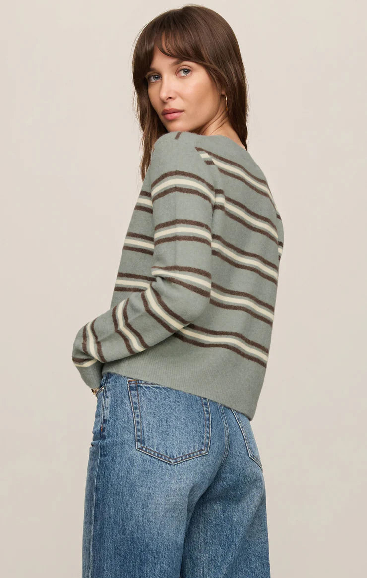 MEDINA STRIPE CARDIGAN