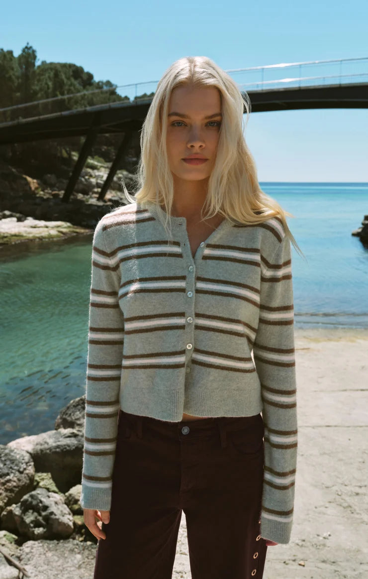 MEDINA STRIPE CARDIGAN