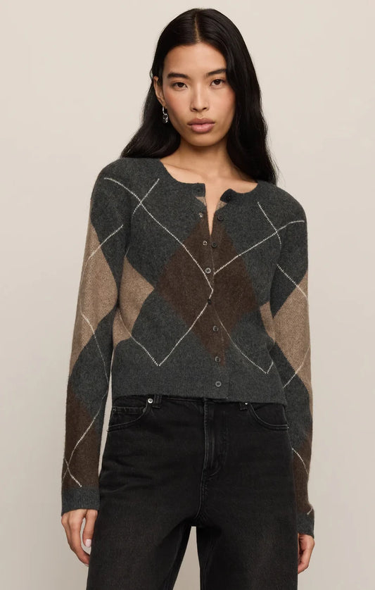 MEDINA ARGYLE CARDIGAN