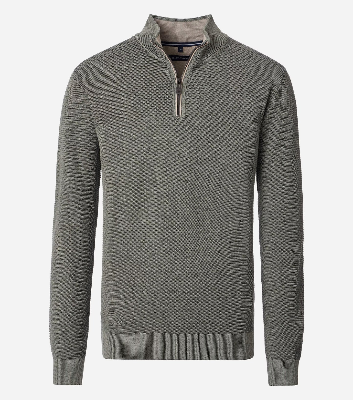 TEXTURED KNIT 1/4 ZIP - JB Evans Fashions & Footwear