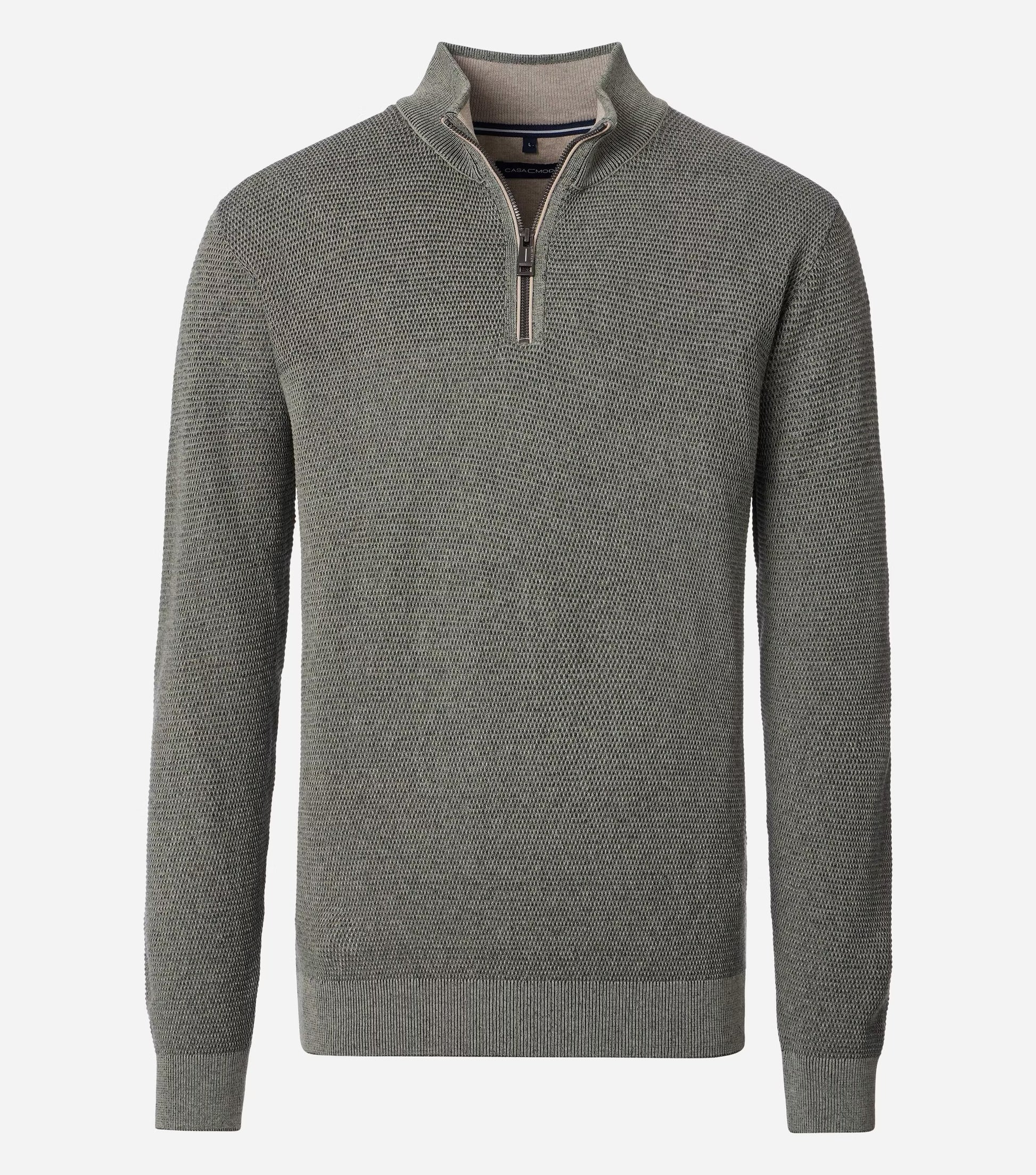 TEXTURED KNIT 1/4 ZIP - JB Evans Fashions & Footwear