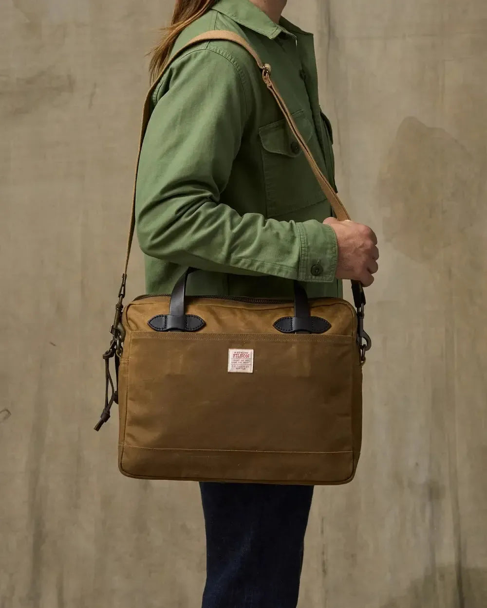 TIN CLOTH COMPACT BRIEFCASE