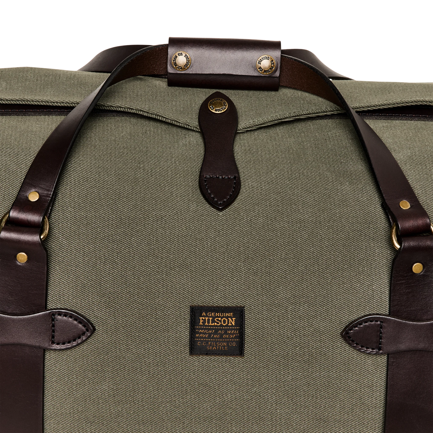 MEDIUM DUFFLE OTTER GREEN
