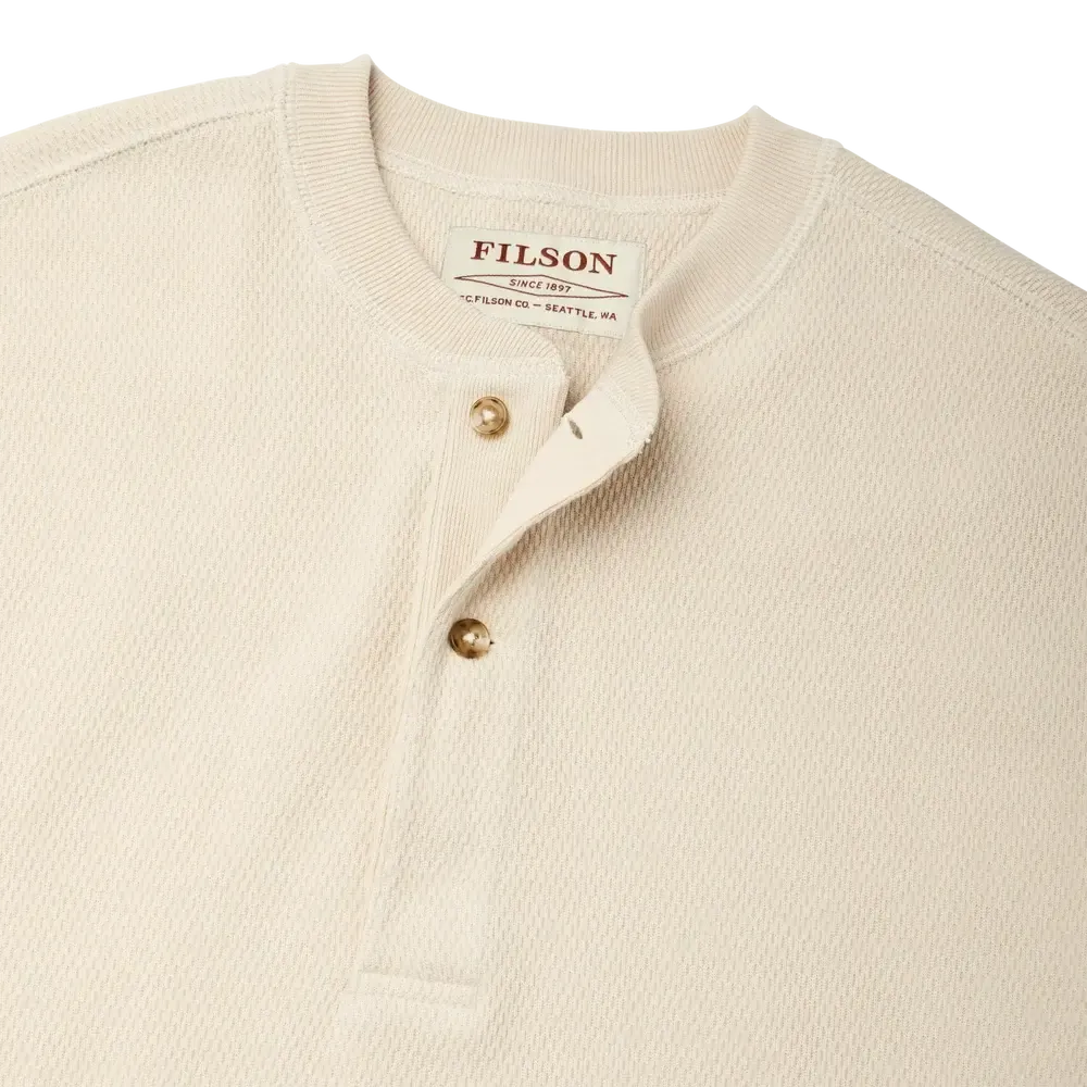 WAFFLE KNIT HENLEY - JB Evans Fashions & Footwear