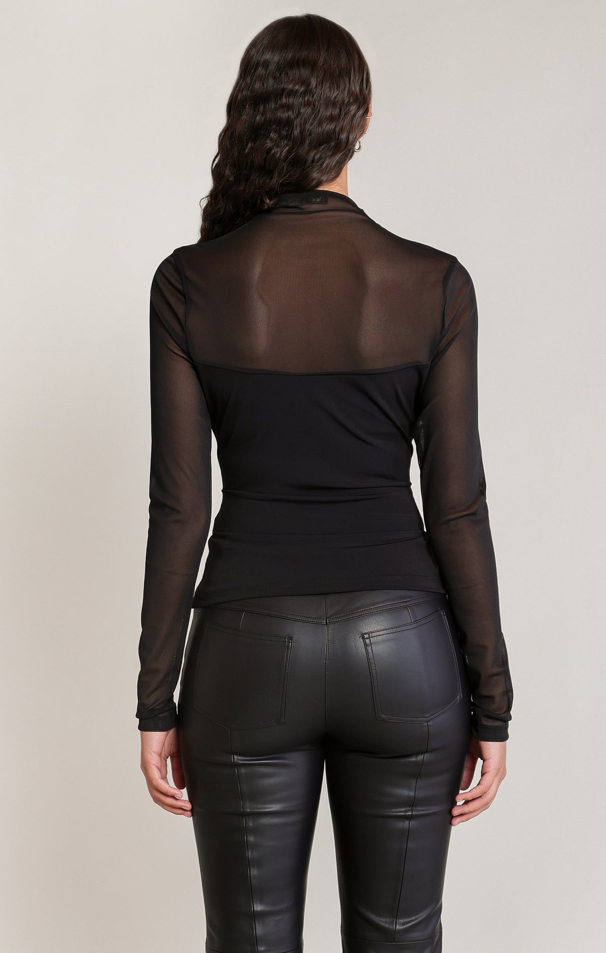 SHEER COWL TOP