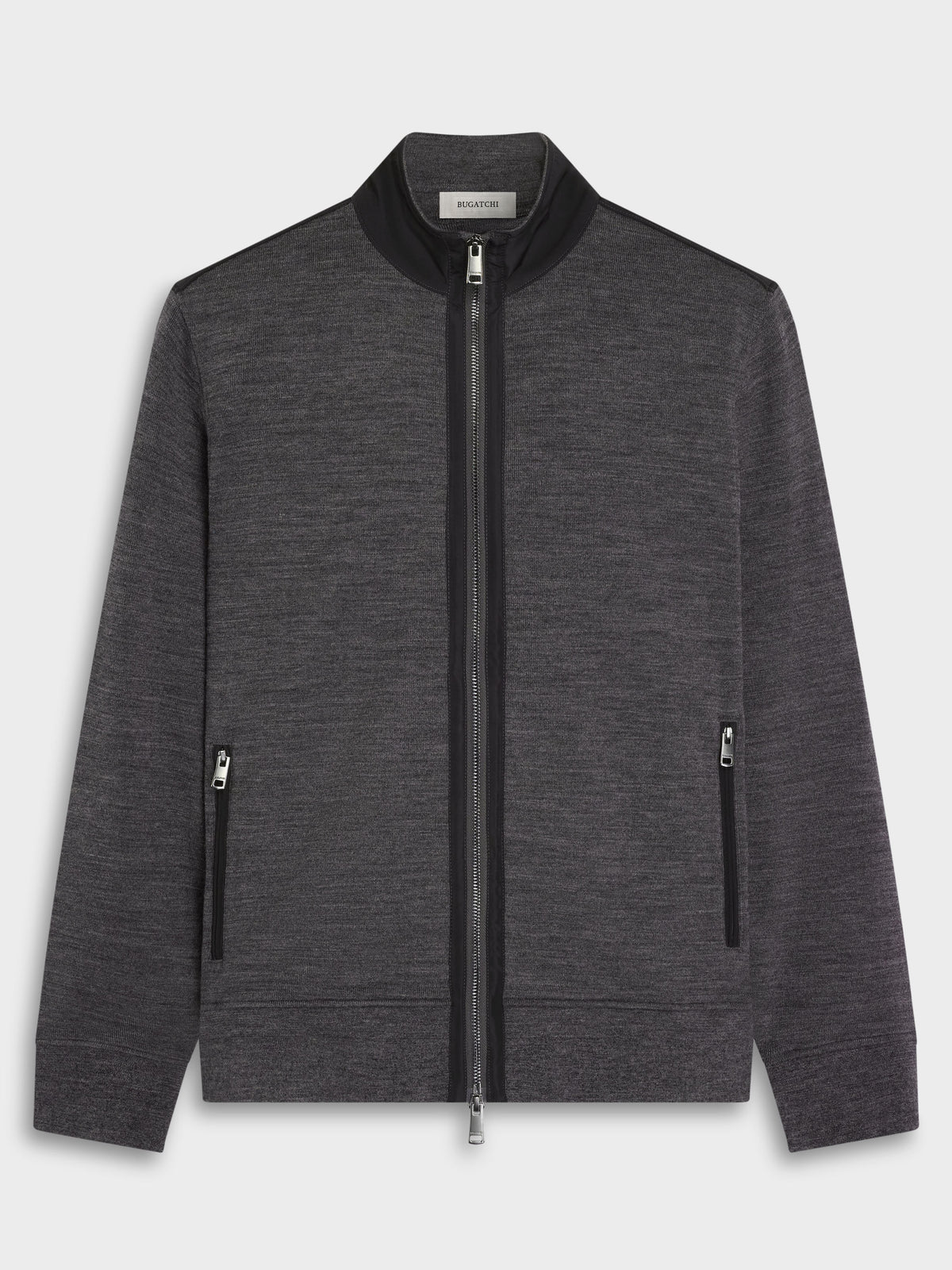 L/S FULL ZIP MOCK NECK