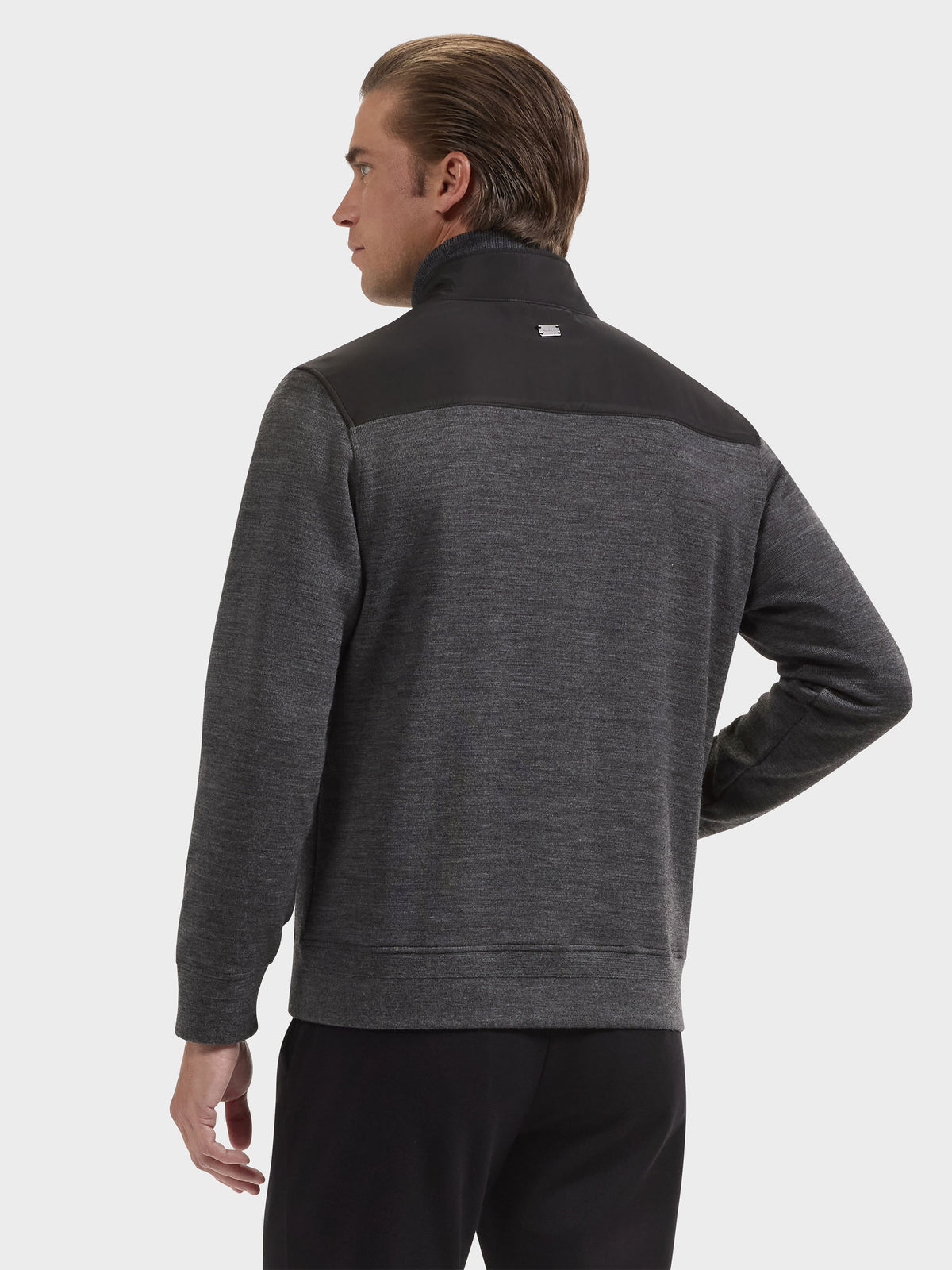 L/S FULL ZIP MOCK NECK
