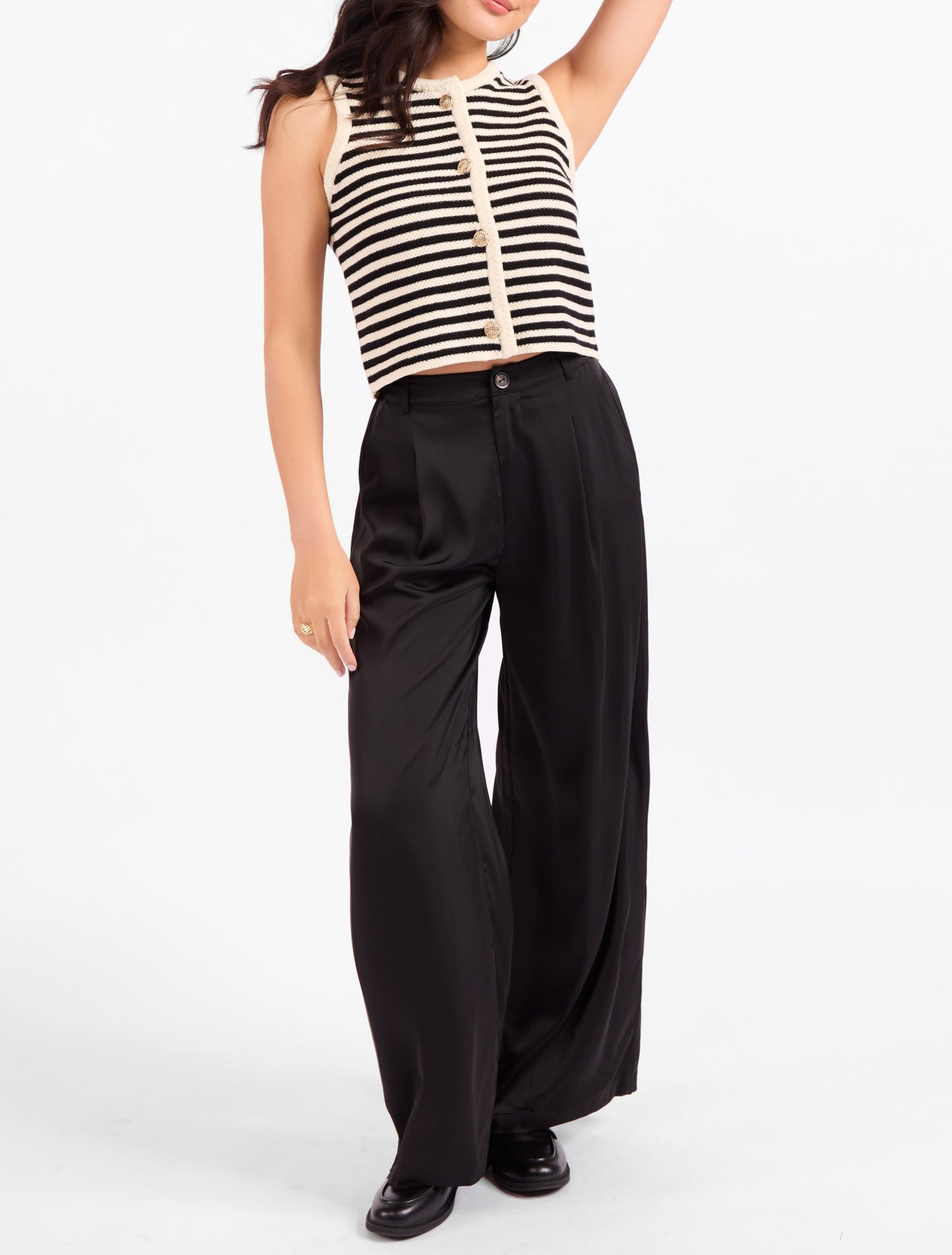 MANON STRIPE SWEATER VEST