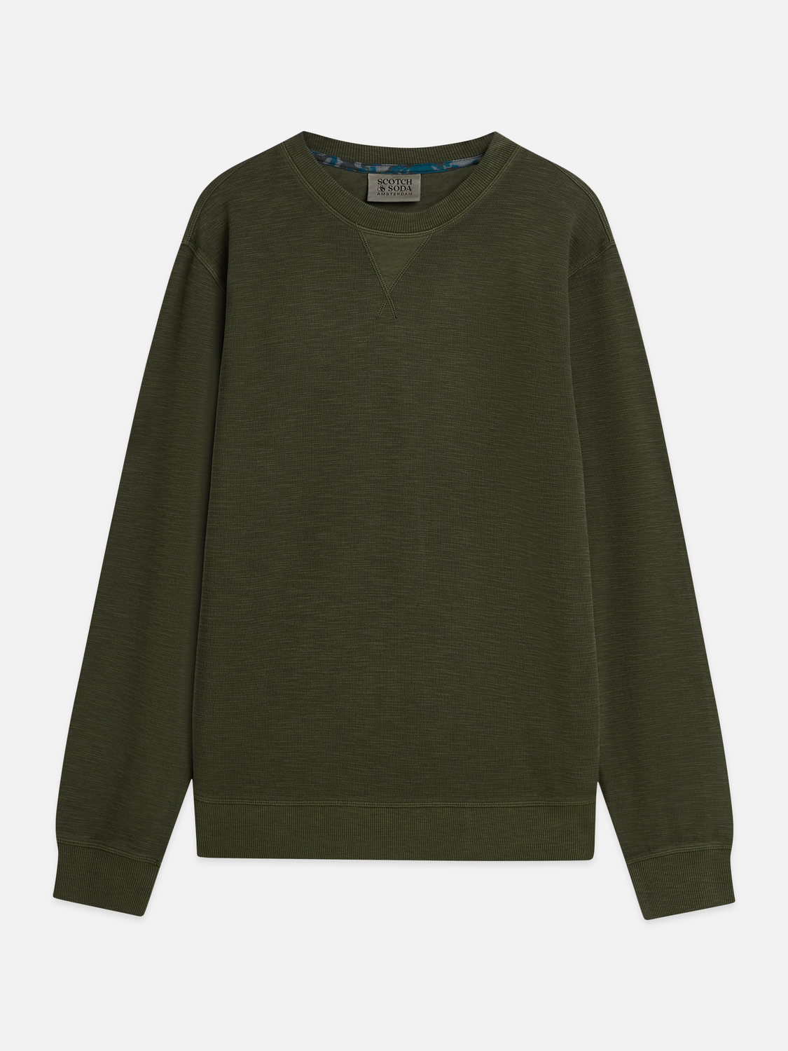 GARMENT DYE REG FIT SWEATSHIRT