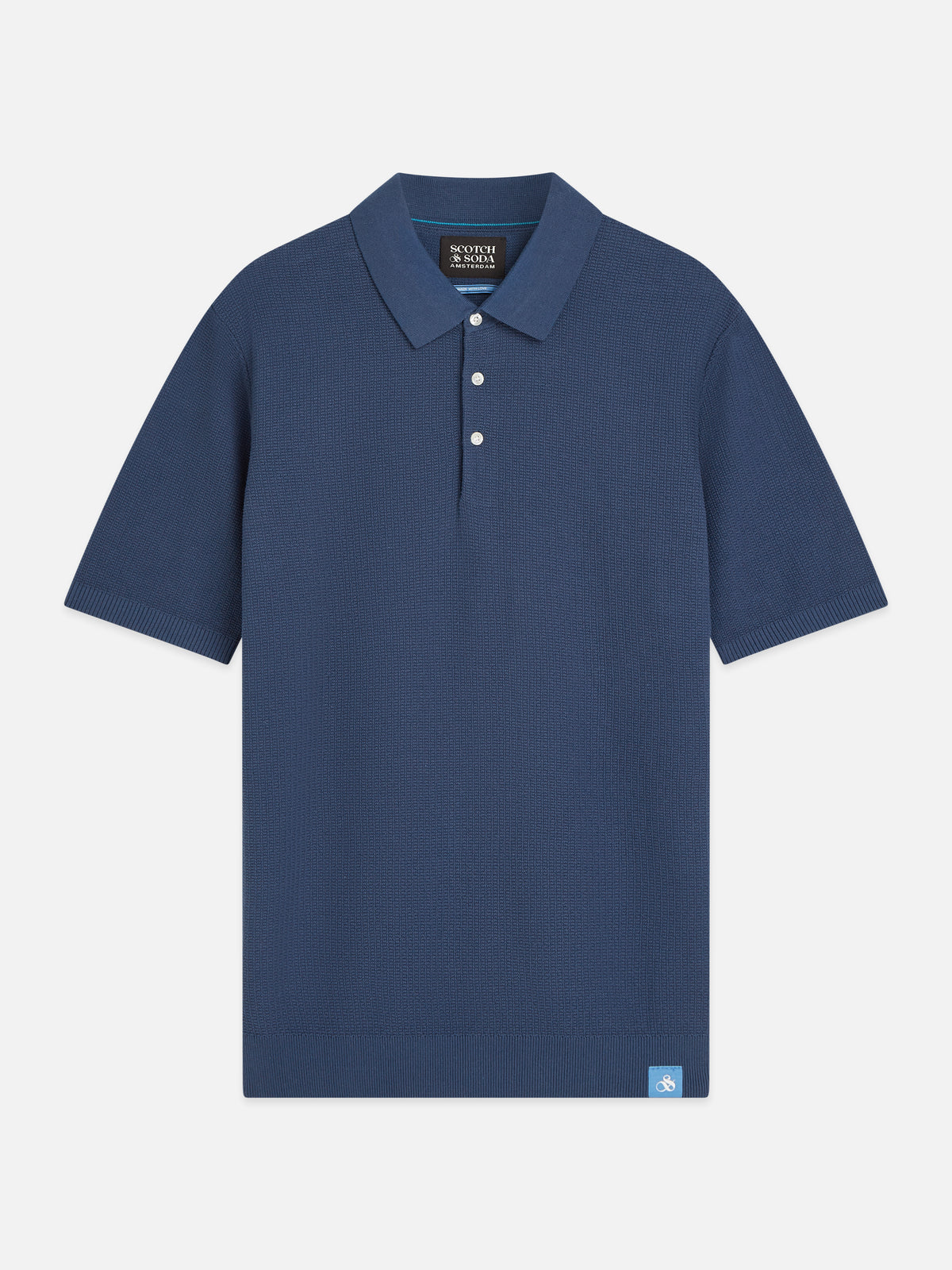 STRUCTURED KNIT POLO