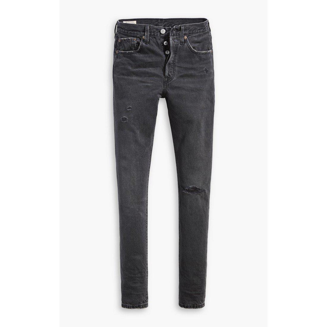 Levi's 501 skinny jeans ripped knees online