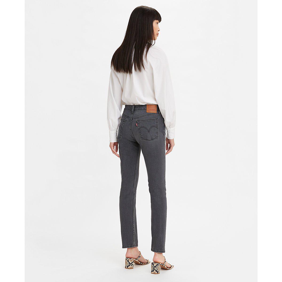 Black 501 skinny outlet jeans