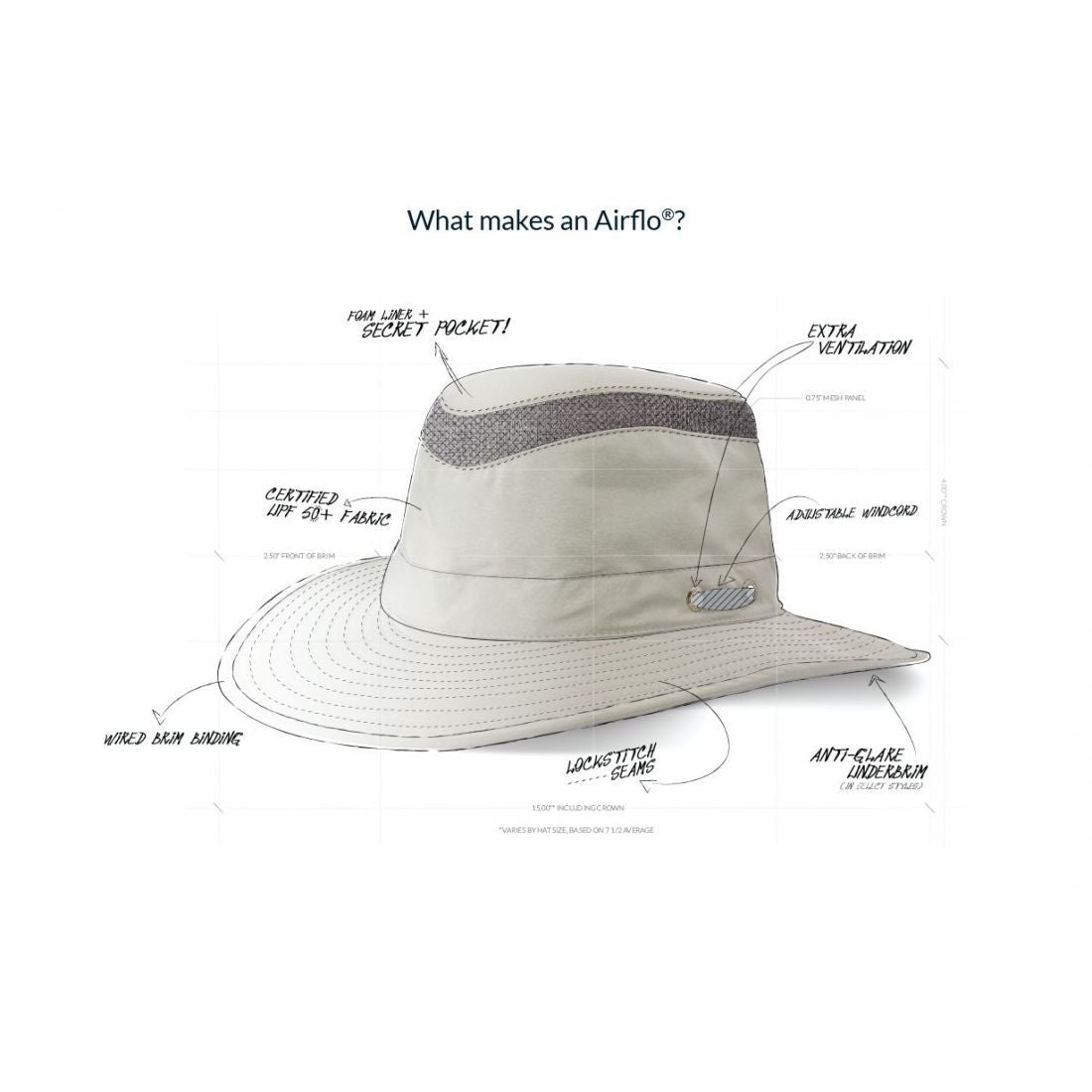 AIRFLO HAT-MENS HATS-TILLEY-JB Evans Fashions & Footwear