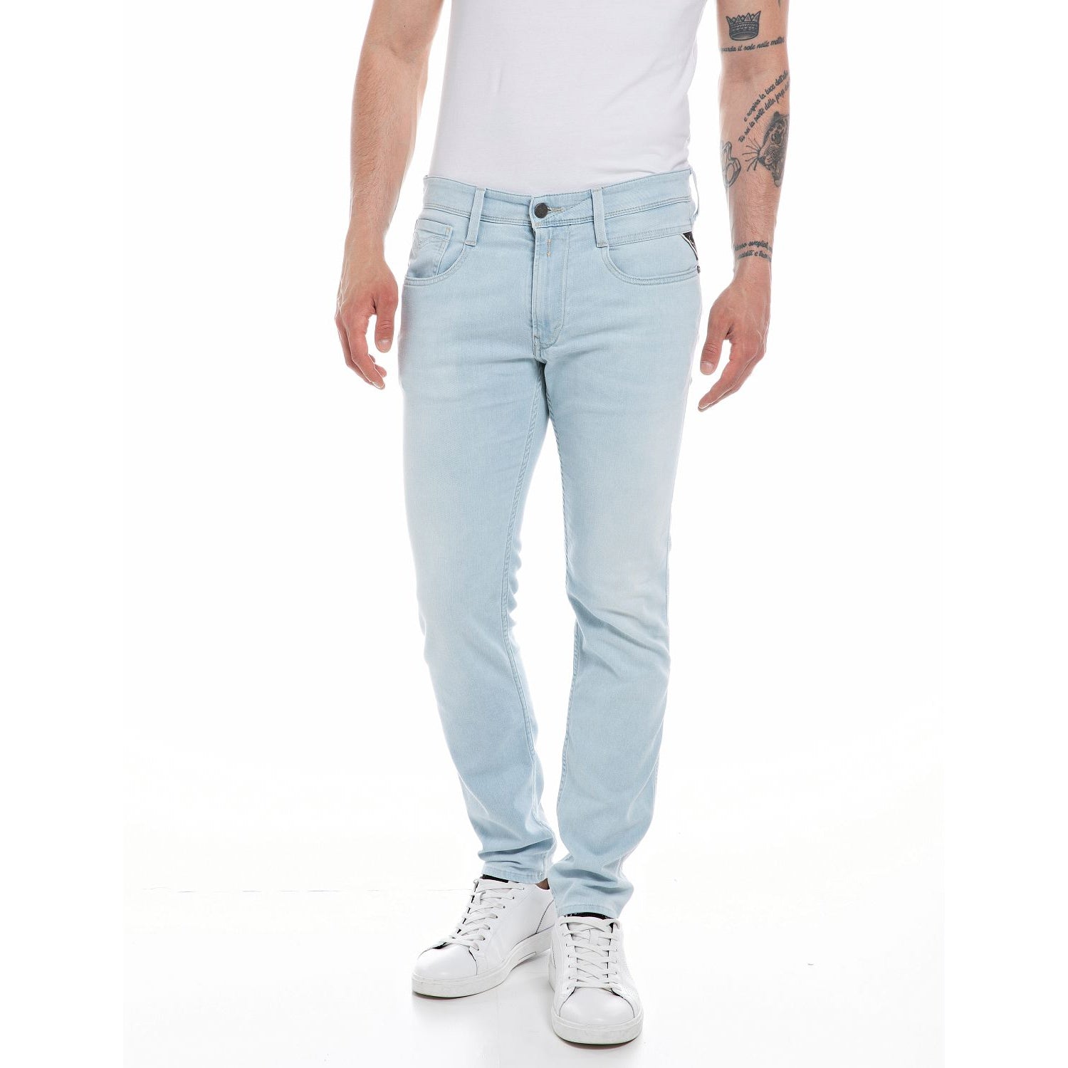 Men's Aged Eco 20 Years slim fit Anbass jean - REPLAY Online Store