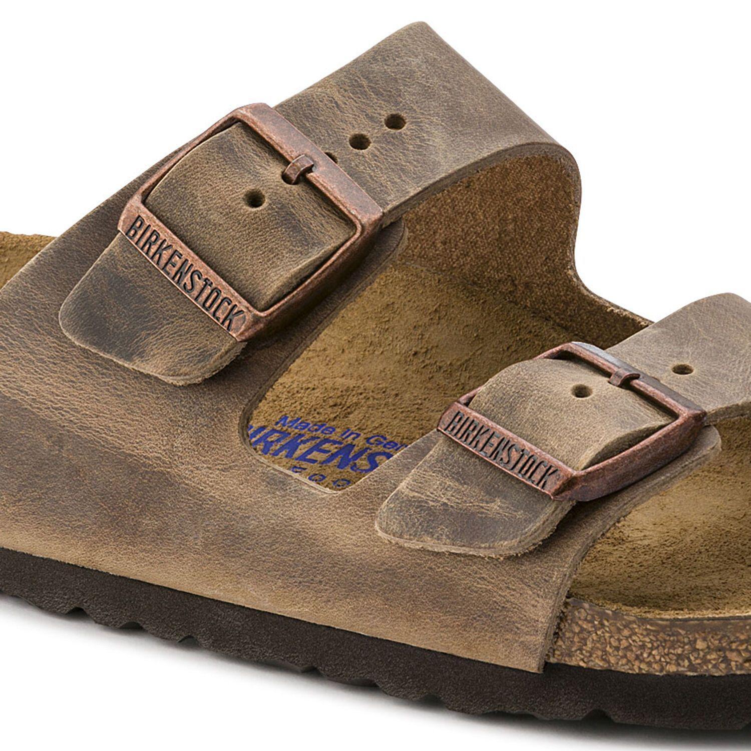 ARIZONA OILED LEATHER SOFT FOOTBED-SANDALS-BIRKENSTOCK-JB Evans Fashions & Footwear