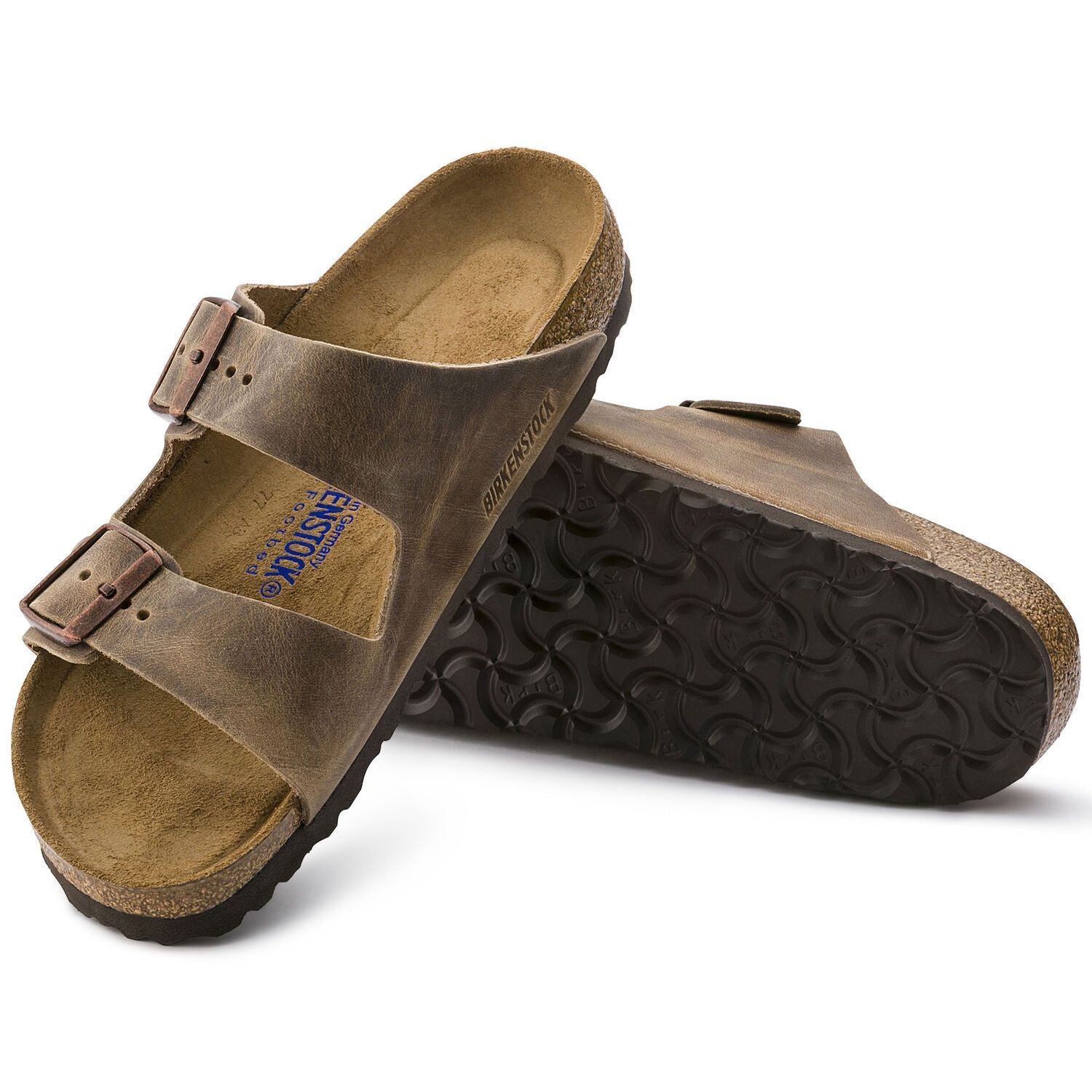 ARIZONA OILED LEATHER SOFT FOOTBED-SANDALS-BIRKENSTOCK-JB Evans Fashions & Footwear