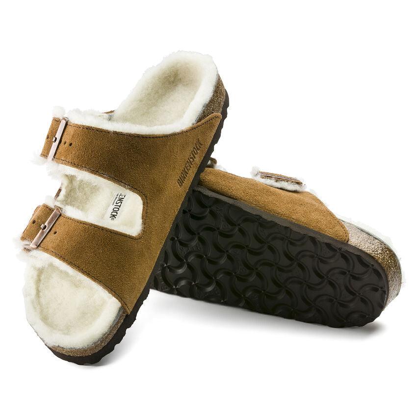 ARIZONA SHEARLING MINK-SANDALS-BIRKENSTOCK-JB Evans Fashions & Footwear