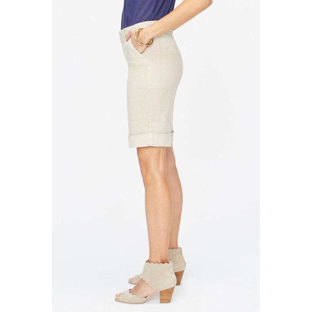 BERMUDA SHORT ROLL CUFF-LADIES SHORTS-NOT YOUR DAUGHTERS JEANS-JB Evans Fashions & Footwear