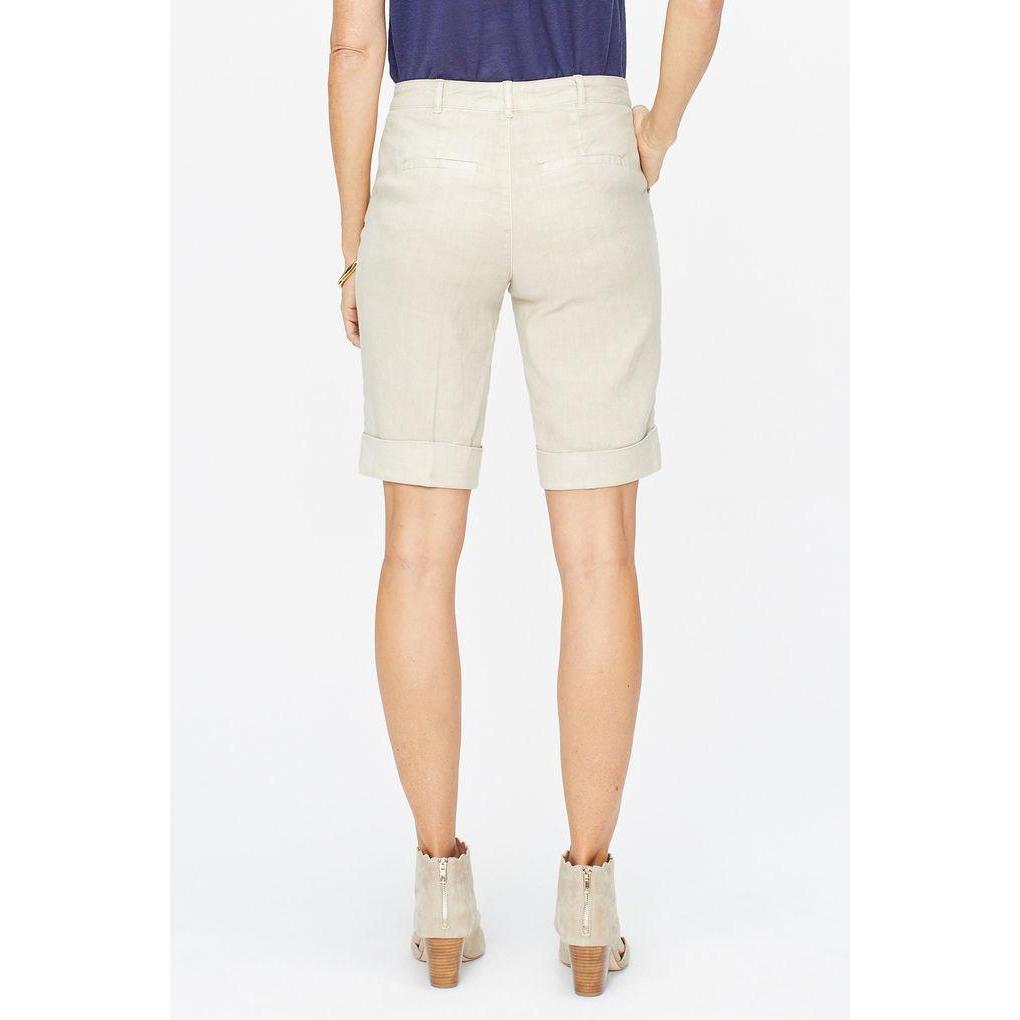 BERMUDA SHORT ROLL CUFF-LADIES SHORTS-NOT YOUR DAUGHTERS JEANS-JB Evans Fashions & Footwear