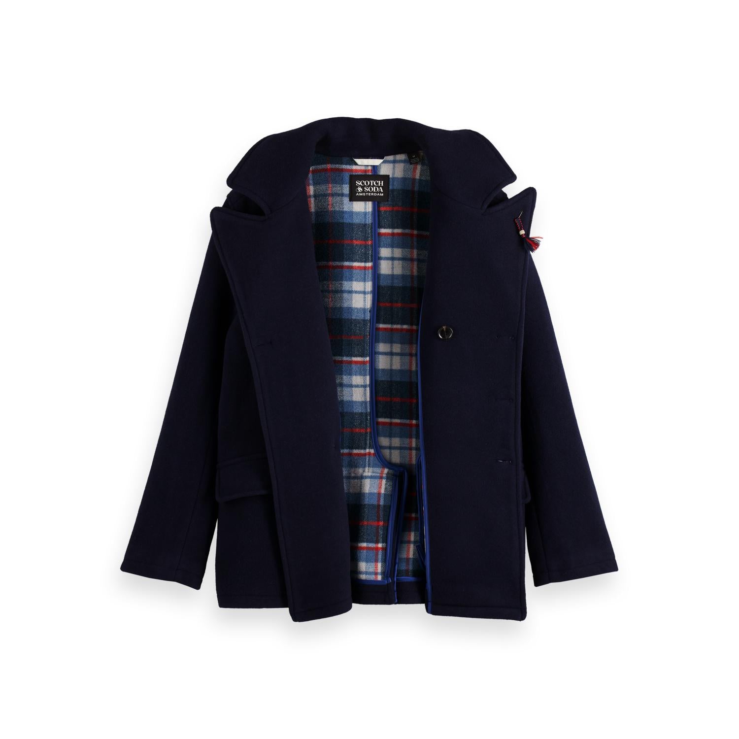 BONDED WOOL PEACOAT | JB Evans Fashions & Footwear