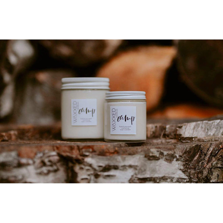 CAMP 8 OZ CANDLE-CAMP-HOME-WAXXED CANDLE CO.-JB Evans Fashions & Footwear