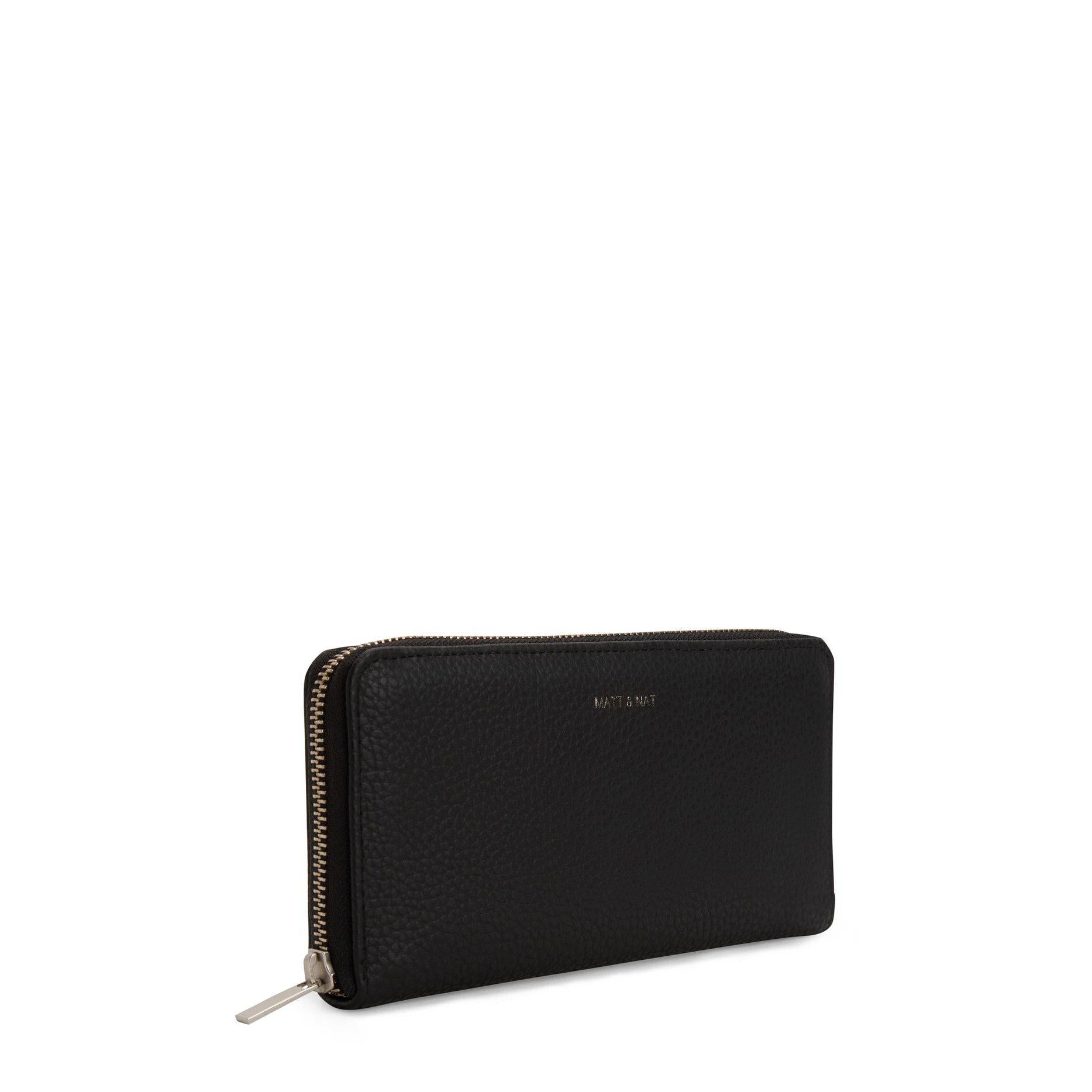 CENTRAL WALLET-CENTRAL/PURITY-BLK-O/SBLK-LADIES WALLETS-MATT & NAT-JB Evans Fashions & Footwear