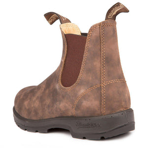 CLASSIC ROUND TOE- 585 RUSTIC BROWN-UNISEX BOOTS-BLUNDSTONE-JB Evans Fashions & Footwear